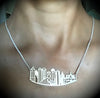 Dallas Skyline Pendant Necklace