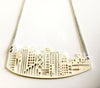 Dallas Skyline Pendant Necklace