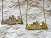 Houston Skyline Pendant Necklace